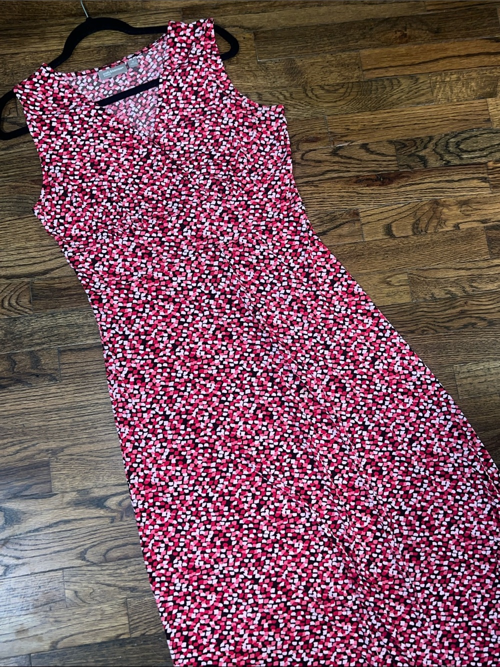 Croft & Barrow Printed Surplice Front Maxi Dress